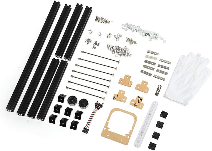 ASHATA ATX Motherboard Chassis DIY Set, DIY Open Frame Aluminiumlegierung ATX Computer PC Gehäuse Üb