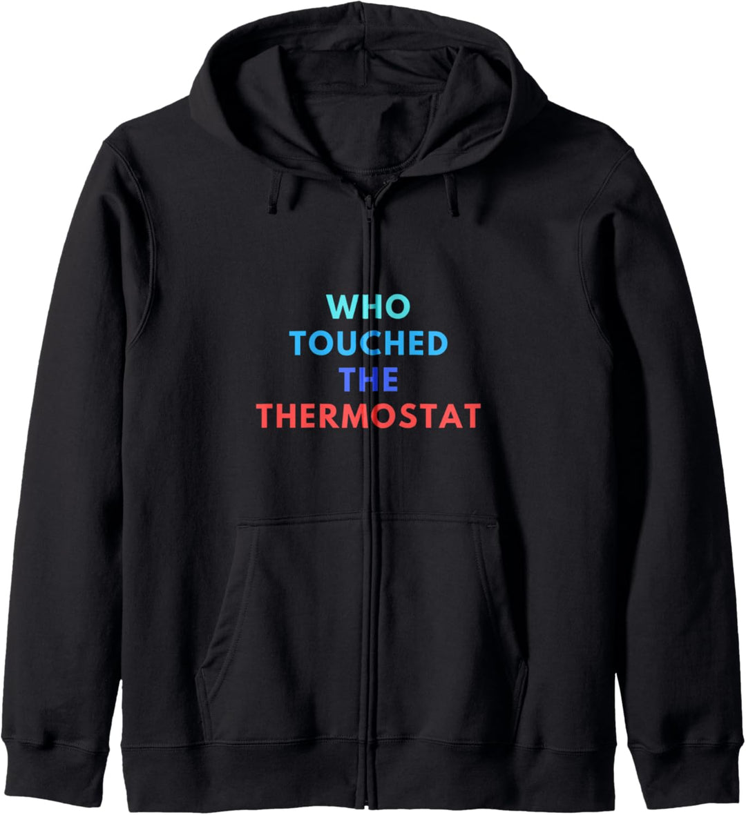 Lustiges Papa-Geschenk, das die Thermostat-Männer berührte Kapuzenjacke