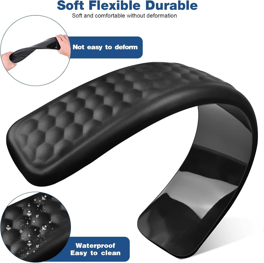 Giecy Handballenauflage Tastatur und Maus Set, weiche Memory Foam Ergonomische handgelenkauflage Set