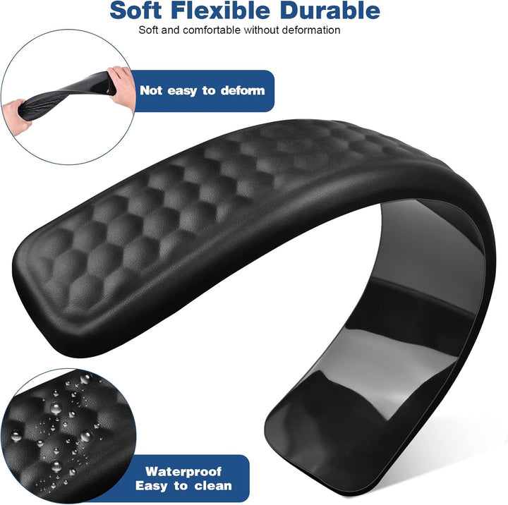 Giecy Handballenauflage Tastatur und Maus Set, weiche Memory Foam Ergonomische handgelenkauflage Set