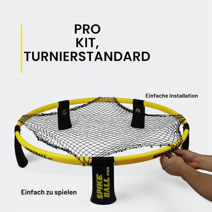 Spikeball Pro Kit (Tournament Edition) – enthält verbessertes, stärkeres Spielnetz, neue Bälle, die
