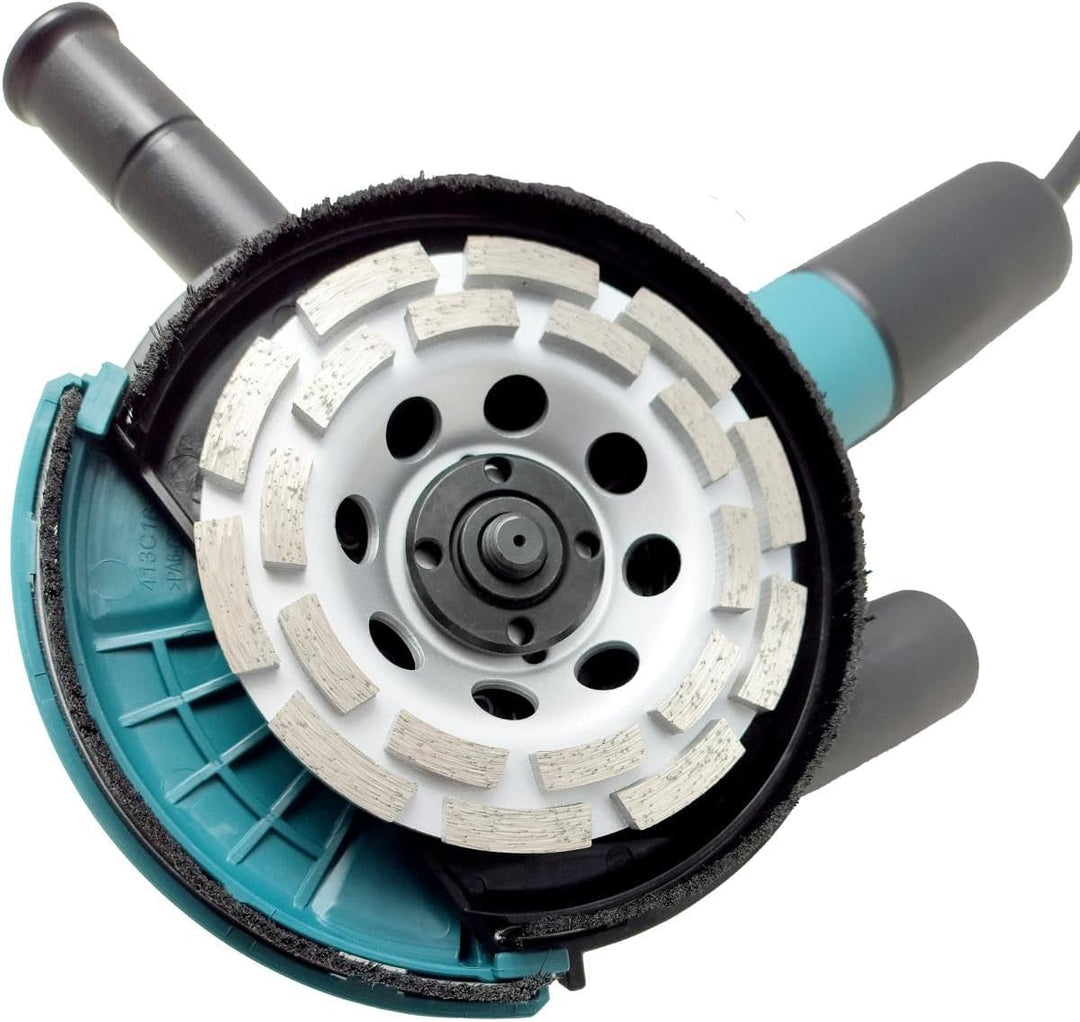 Makita Betonschleifer Set. Sanierungsfräse 1100W Power Set im MakPac Koffer. Mit Absaughaube 191W06-