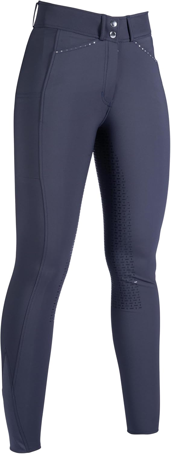 HKM Damen Hose Emma 38 Schwarz, 38 Schwarz