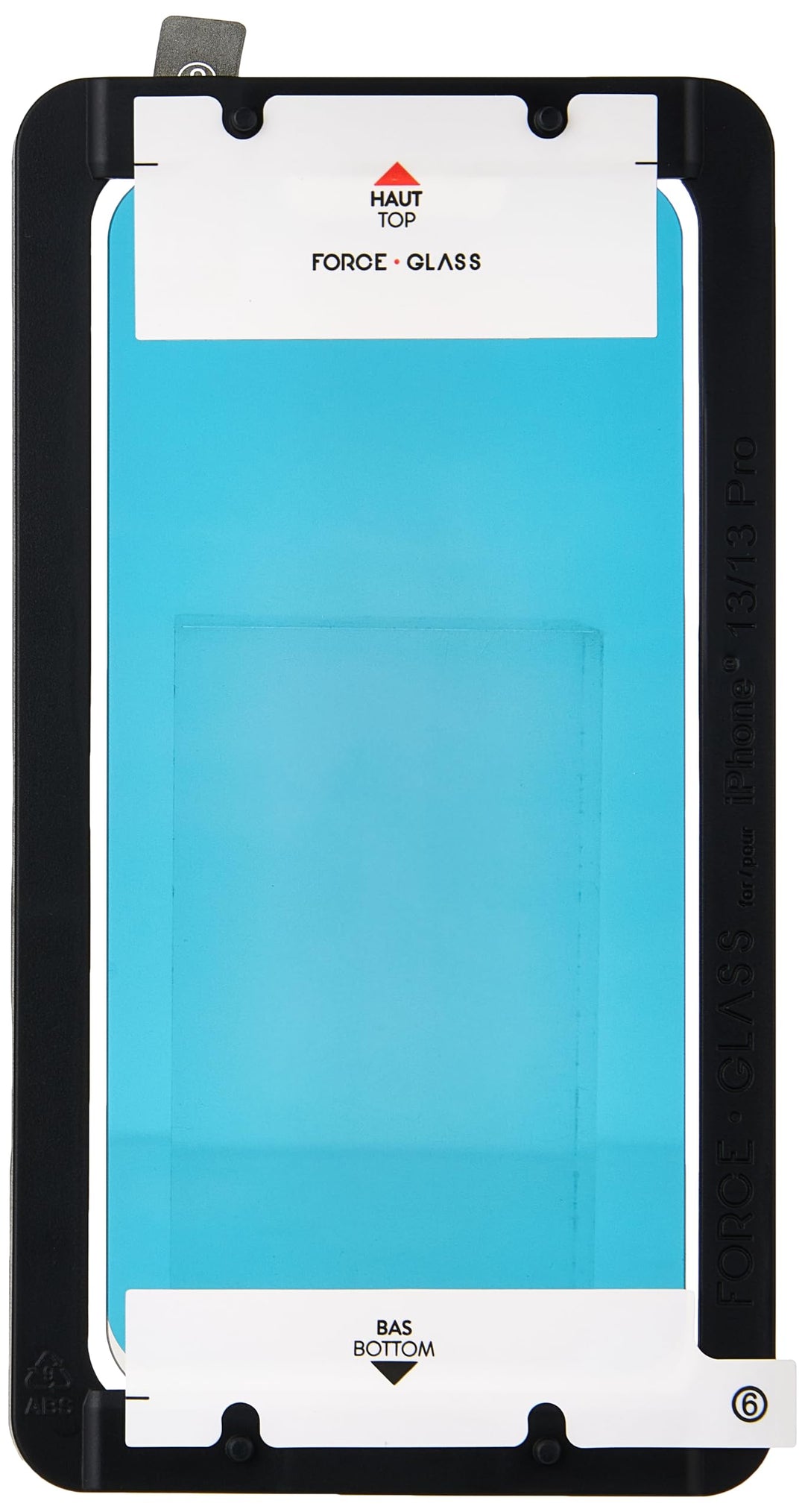 Force Glass Displayschutz aus organischem Glas mit lebenslanger Garantie und Installationsset für iP