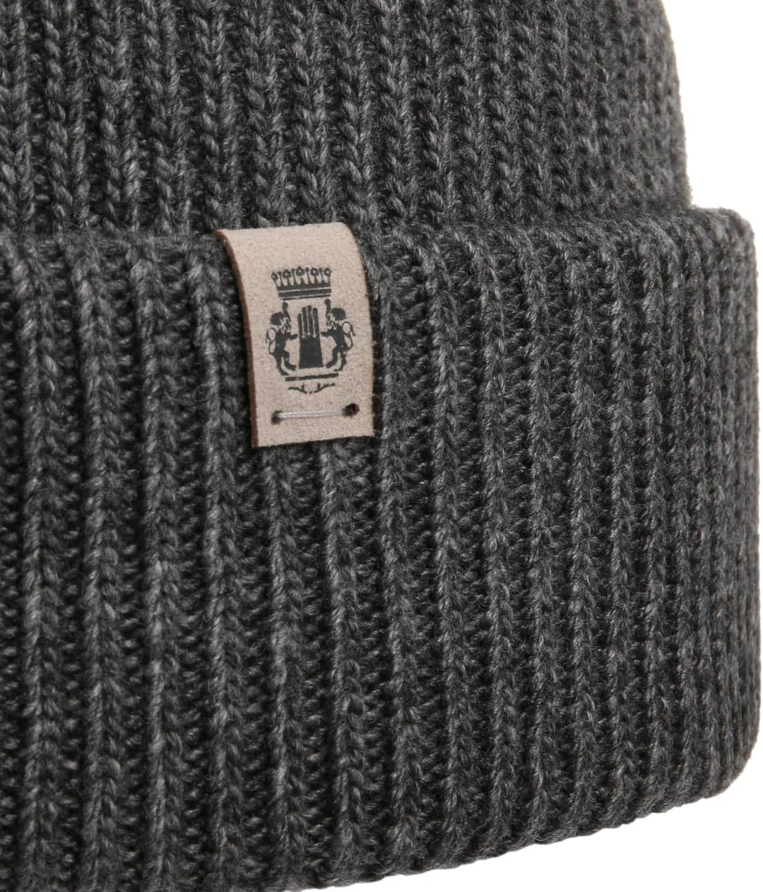 Roeckl Damen Essentials Umschlagmuetze Mütze 53-59 Anthrazit, 53-59 Anthrazit