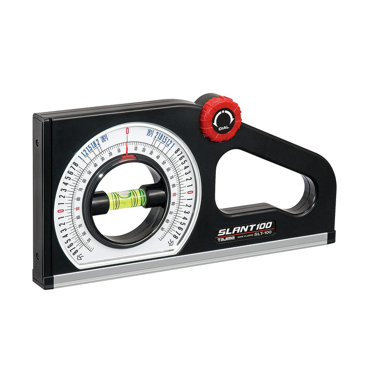 Tajima Winkelmesser, 1 Stück, TAJ-40831 SLT100, schlagfestes Kunststoffgehäuse, SLT100, schlagfestes