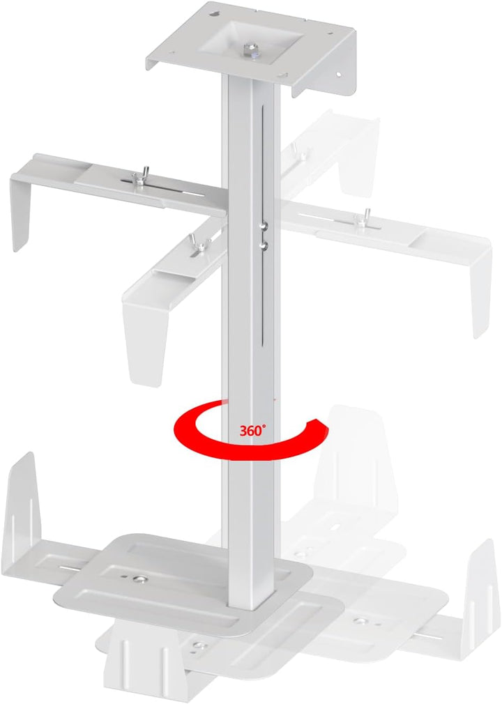 HFTEK Computerhalterung Tischhalterung Rechnerhalter Lift Tischhalter Gehäusehalter Untertisch Halte