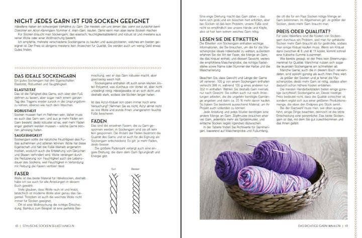 Stylische Socken selbst häkeln: Neue Ideen für Einsteiger und Fortgeschrittene, Taschenbuch