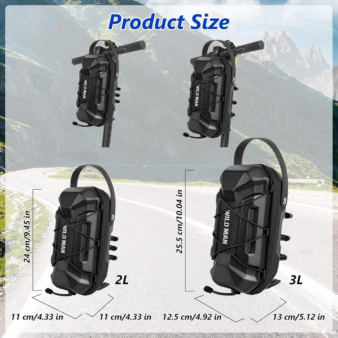 flintronic Scooter Tasche für Roller, 2L/3L Lenkertasche für Elektroroller wasserdichte, Vordertasch