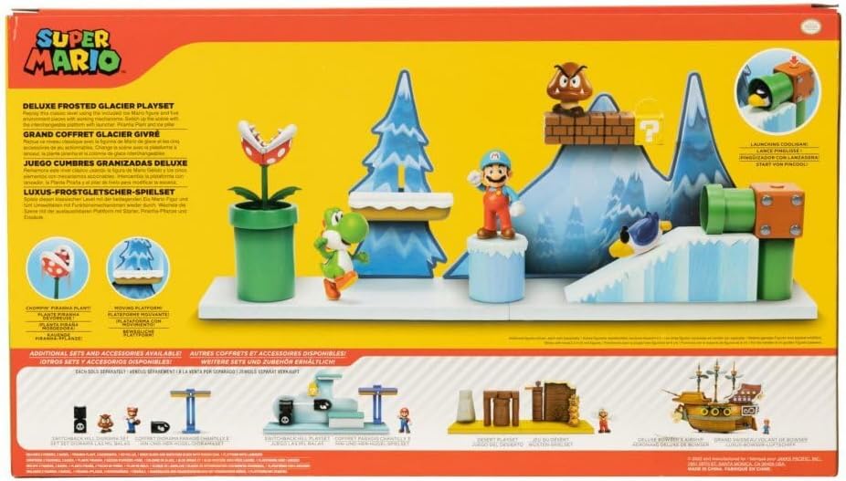 Spielset Cumbres Granizadas Deluxe Super Mario Bros