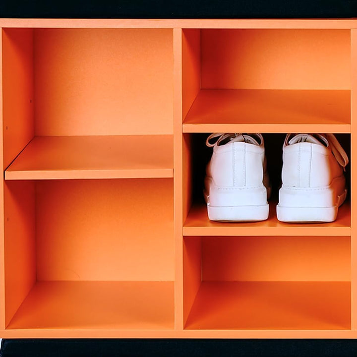 Kesper | Schuhschrank mit Sitzkissen, Material: Faserplatte, Masse: B51,5 x H48 cm x L29,5 cm, Farbe