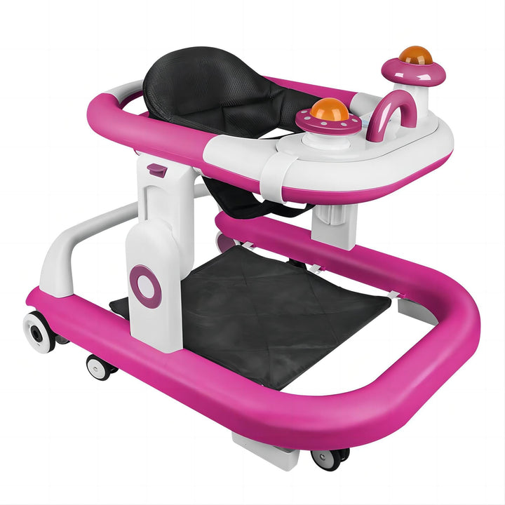Lauflernhilfe und Aktivitätscenter, 2-in-1, Lauflernhilfe für Babys, mitwachsend, mit Spielcenter un