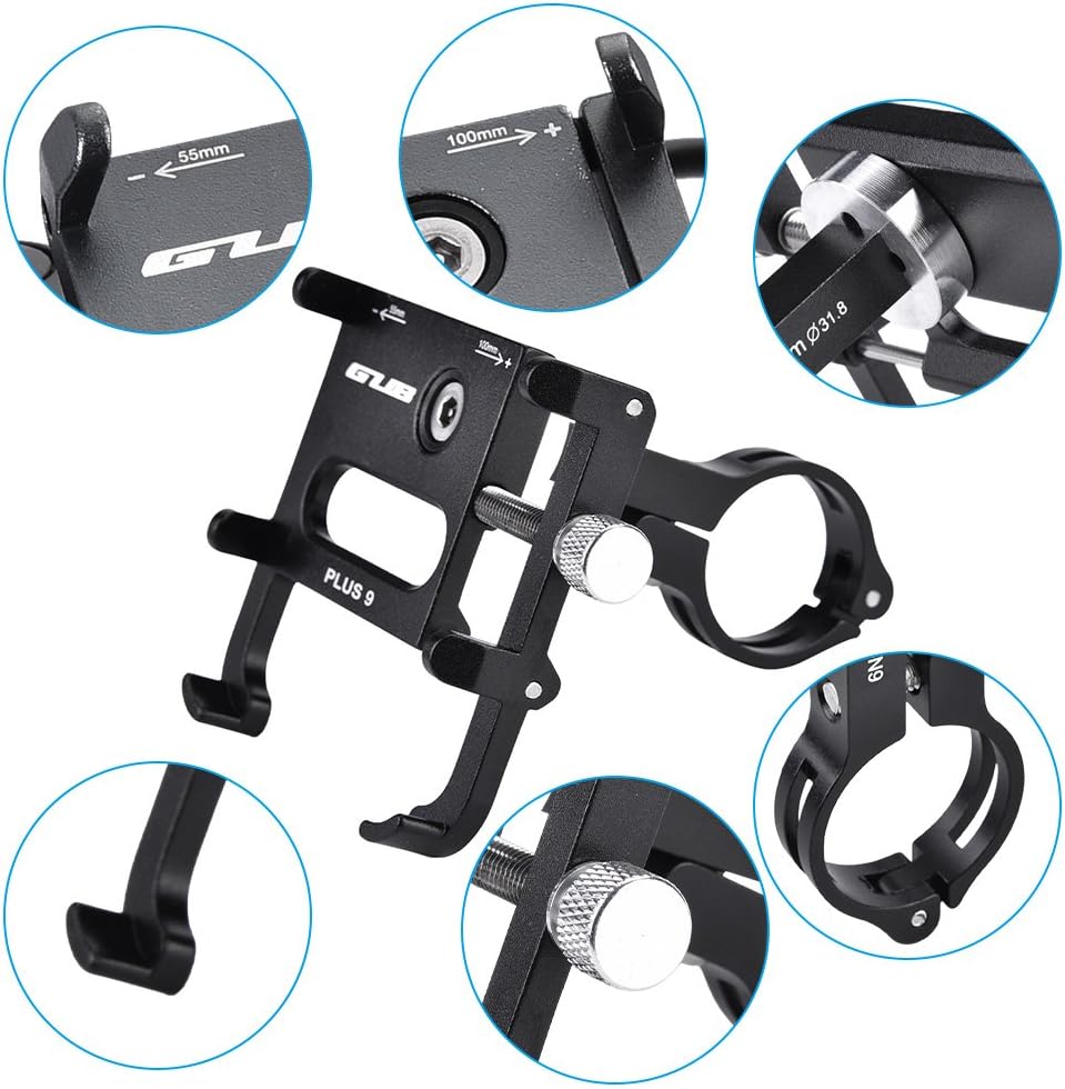 Tbest Fahrrad Handyhalterung Motorrad Mountian Bike Phone Mount Halter Universal 360 ° Einstellbare