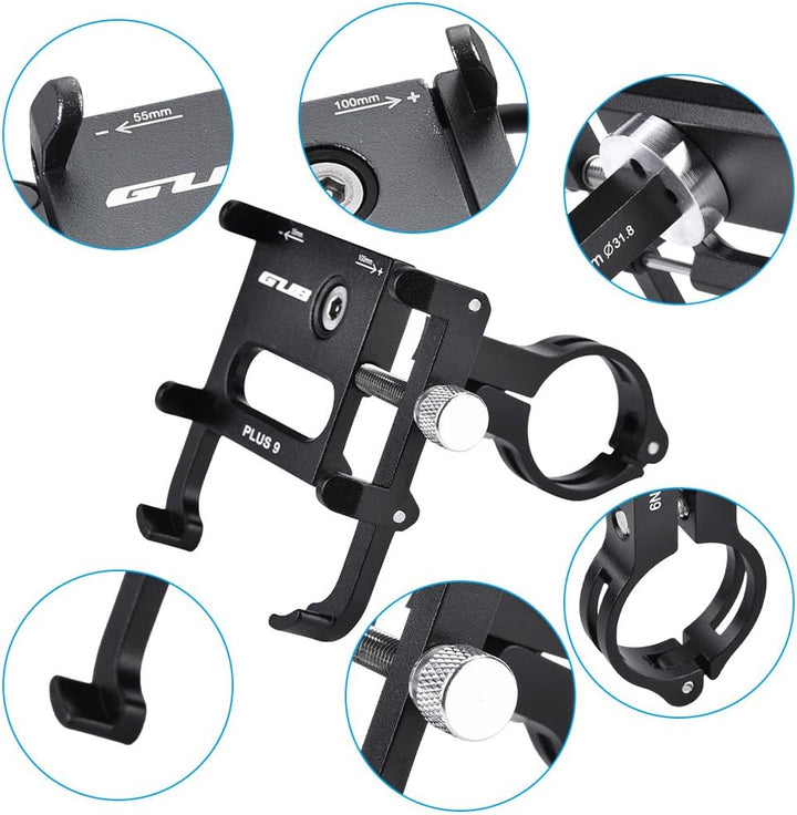 Tbest Fahrrad Handyhalterung Motorrad Mountian Bike Phone Mount Halter Universal 360 ° Einstellbare