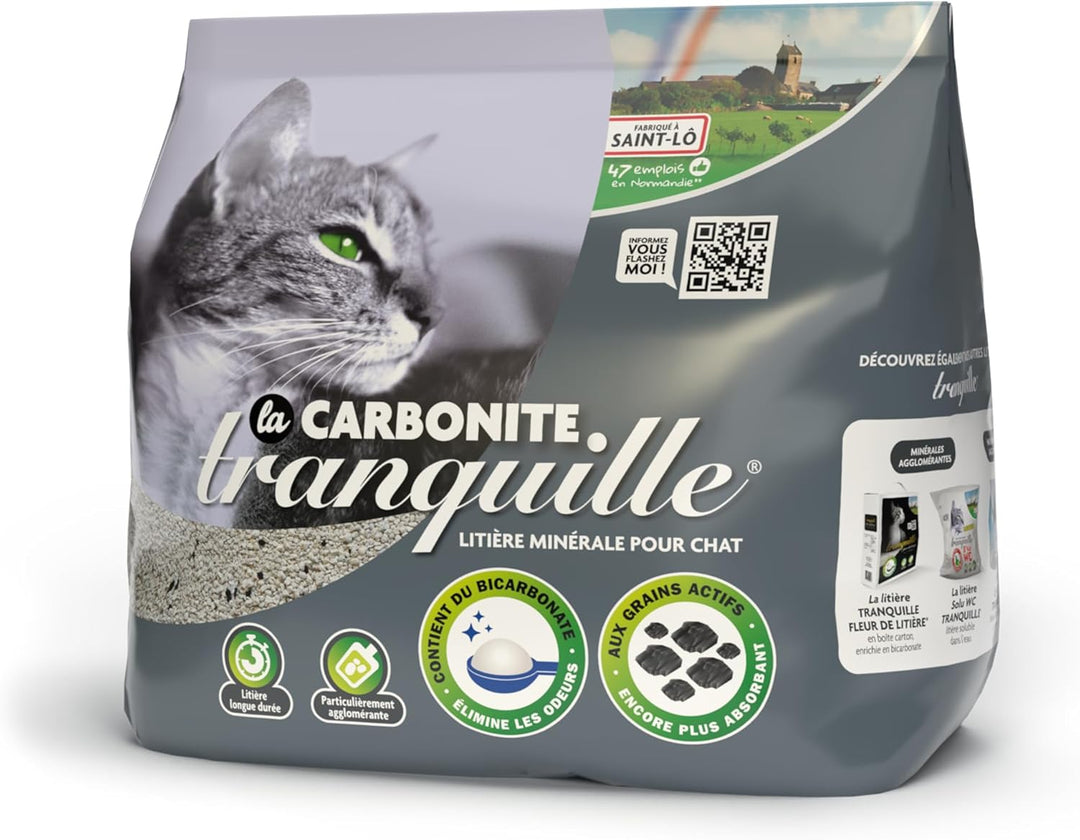 Tranquille - Katzenstreu, klumpend, Mineral, Carbonit, 8 l, 2 Stück
