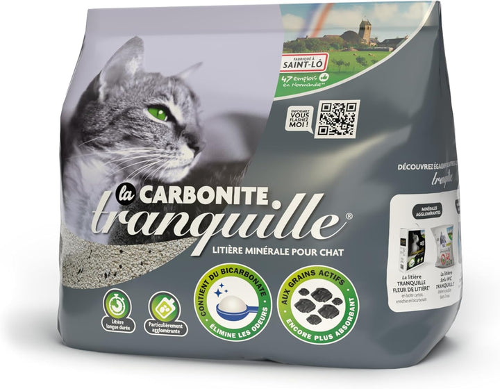 Tranquille - Katzenstreu, klumpend, Mineral, Carbonit, 8 l, 2 Stück