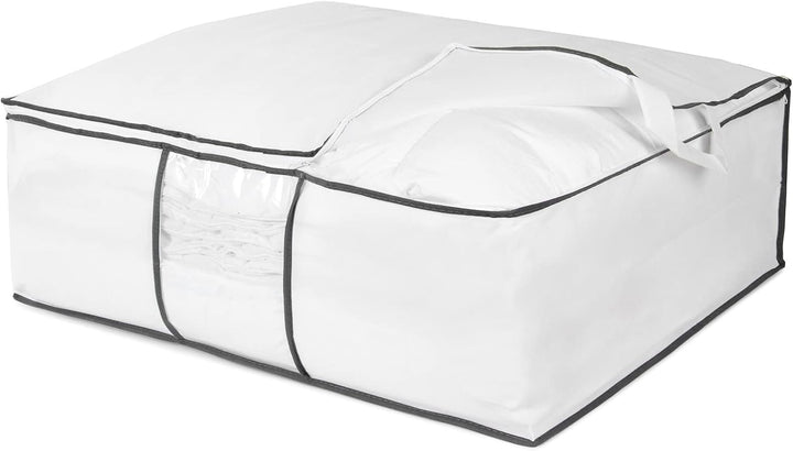 Compactor NEOTEX Bettdecken-Aufbewahrungstaschen Set von 3 - Aus 100% Polypropylen mit Transparentem