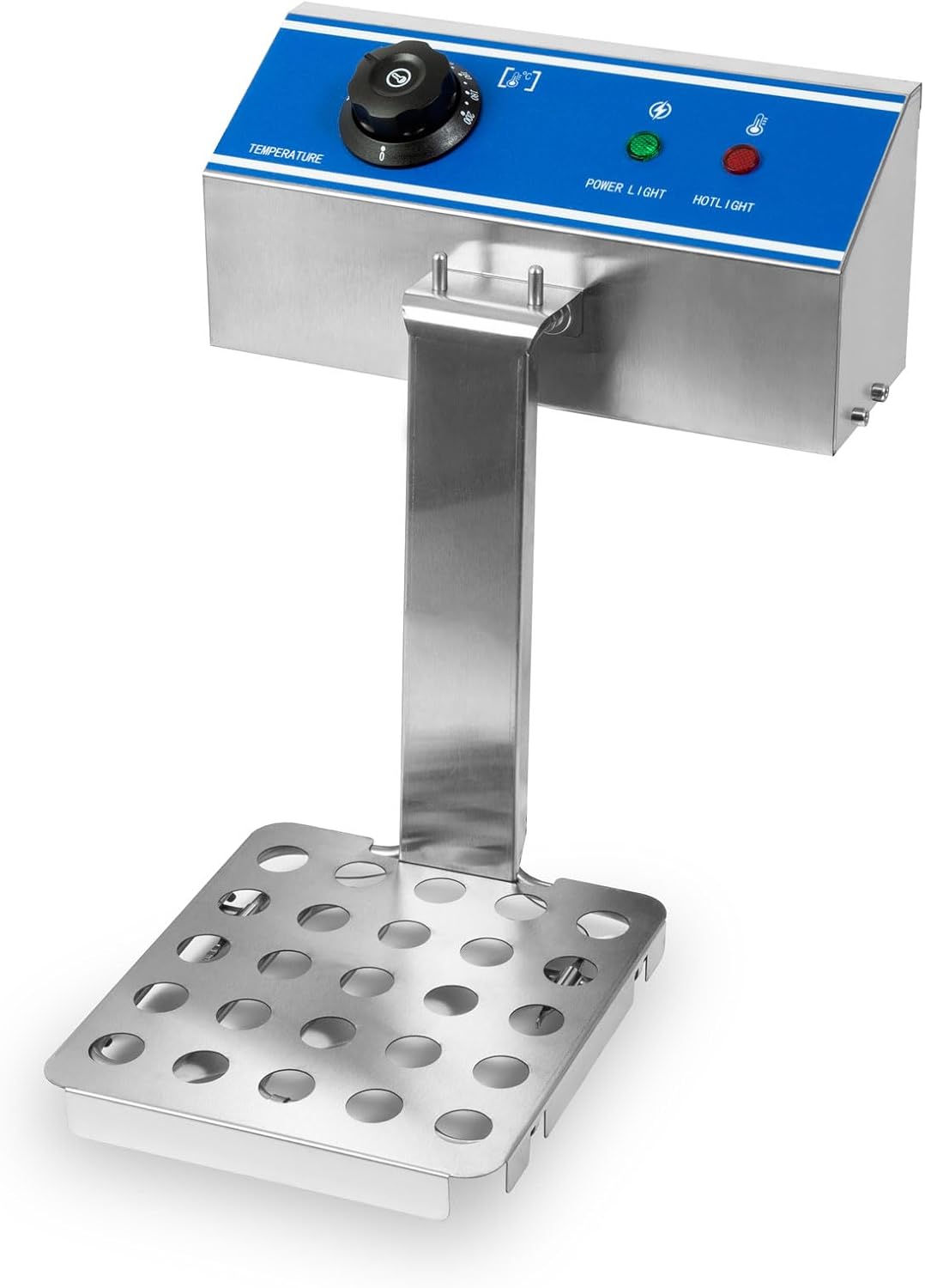 Friteuse aus Edelstahl 8 Liter Fassungsvermögen, 50-200°C, 2800W, 230V, Kaltzonenprinzip, Profession