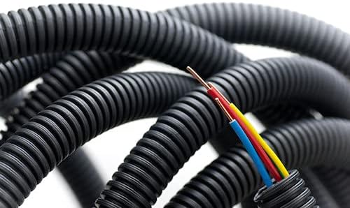 Universeller Flexibles Wellrohr Härtedruck 750N | Länge: 5 10 25 oder 50 m Kabelschutz Schutz Rohr u