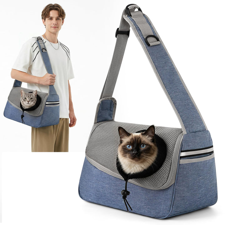 ALLSOPETS Hundetasche Tragetuch Hund Schultertasche Katzentragetasche Haustiere Tasche für Katzen un