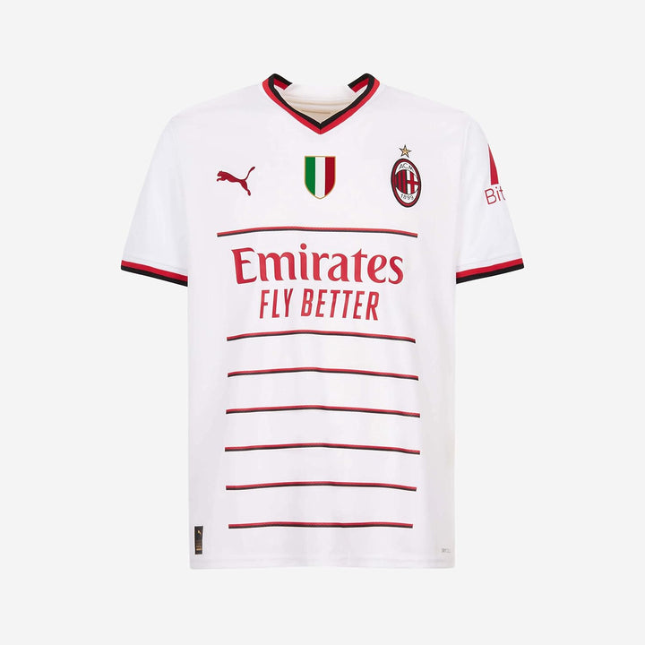 AC Milan Herren Saison 2022/23 Offizielle Auswärtstrikot Trikot XL Puma White-tango Red, XL Puma Whi