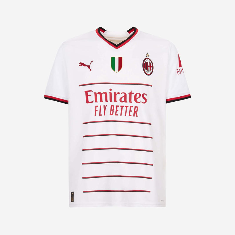 AC Milan Herren Saison 2022/23 Offizielle Auswärtstrikot Trikot XL Puma White-tango Red, XL Puma Whi