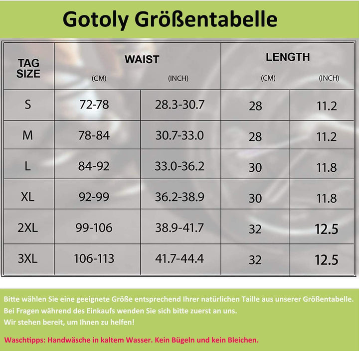 Gotoly Herren Bauchweggürtel Sport Fitnessgürtel Body Shaper Schwitzgürtel Verstellbarer Neopren Sau