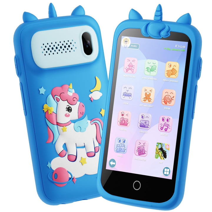 Kinderkamera, 3.97" Touchscreen Kinder Handy Smartphone Spielzeug, pädagogische Lerngeschenke für 4-
