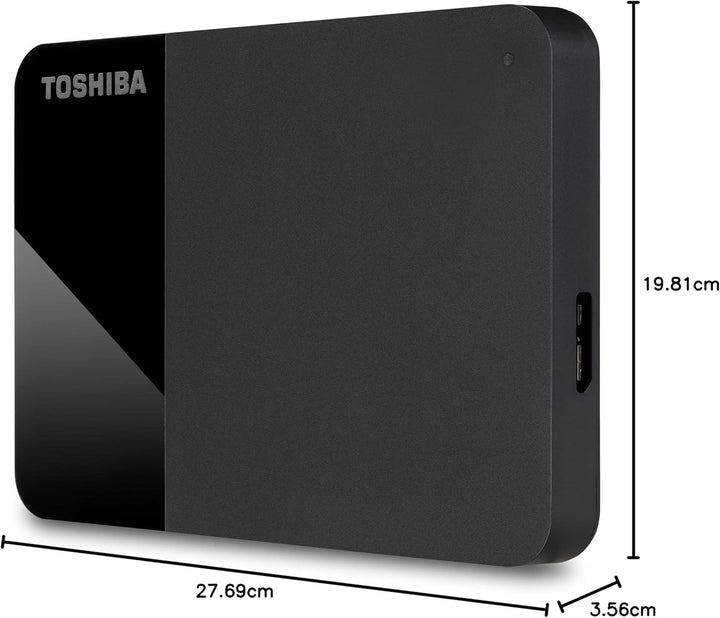 Toshiba Canvio Ready 1TB black 2.5" - Festplatte - 2,5"