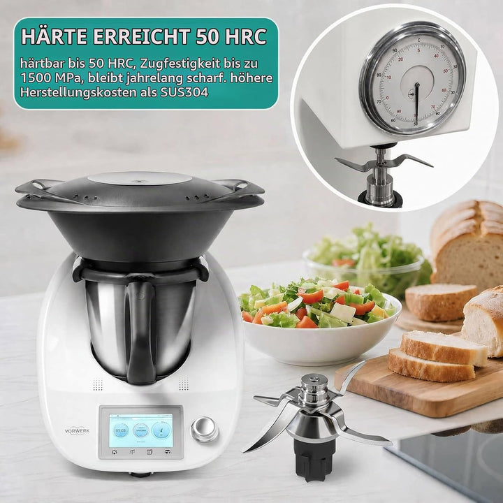 SUS420 Stahl Messer für Thеrmomix TM7,TM6,TM5,TM31,TMF Thermomix Zubehör | super hart edelstahl sus4
