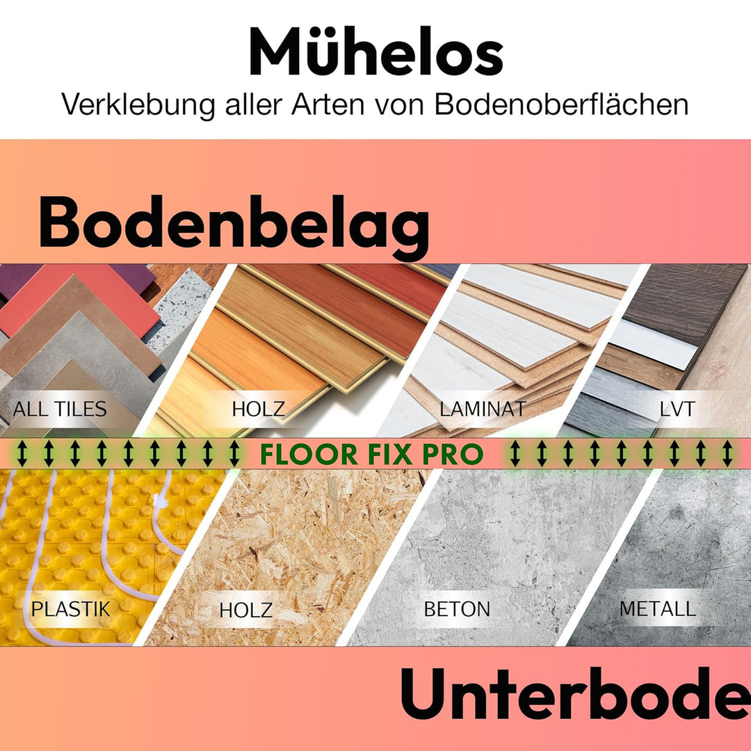 Precision Von Floor-Fix Pro: Befestigt Lose Fliesen – Für Lose Und Hohle Fliesen, Holz, LVT Und Lami
