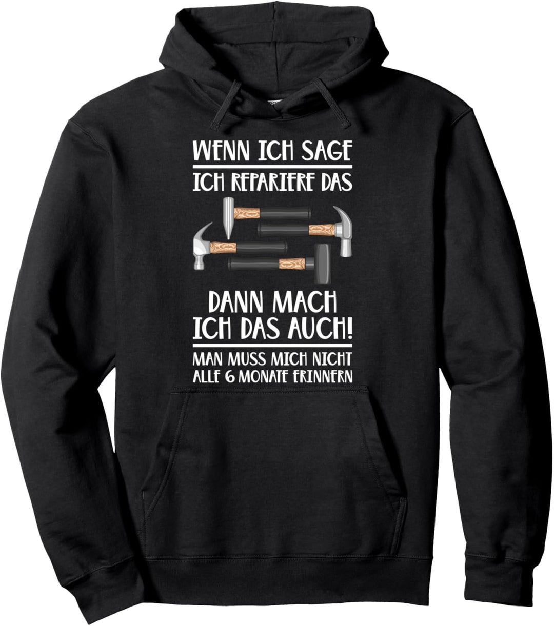 Handwerker Baustelle Bauleiter Hausmeister Meister Pullover Hoodie