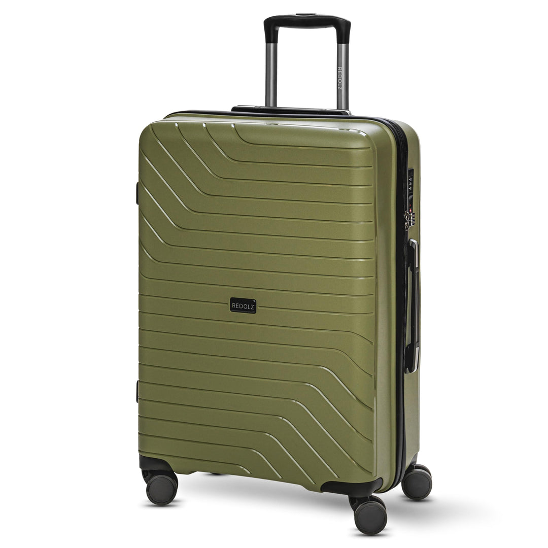 REDOLZ Hartschalen Check-in Koffer | Grosser XL Trolley 50 x 30 x 75 cm aus hochwertigem, leichtem P