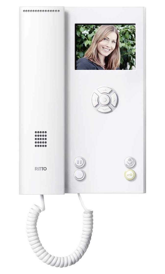 Schneider Electric Ritto Wohntelefon Komfort mit Video, Gegensprechanlage, Türsprechanlage, Türöffne