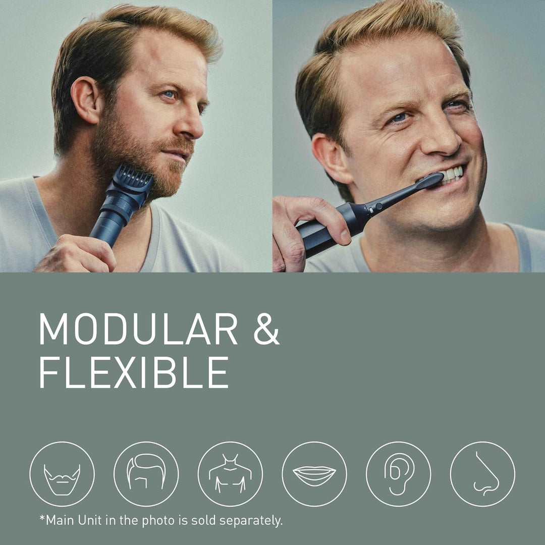Panasonic MULTISHAPE modulares Körperpflege-System, Bart-/Haartrimmer, Bart-/Haar-/Körpertrimmer, 3-