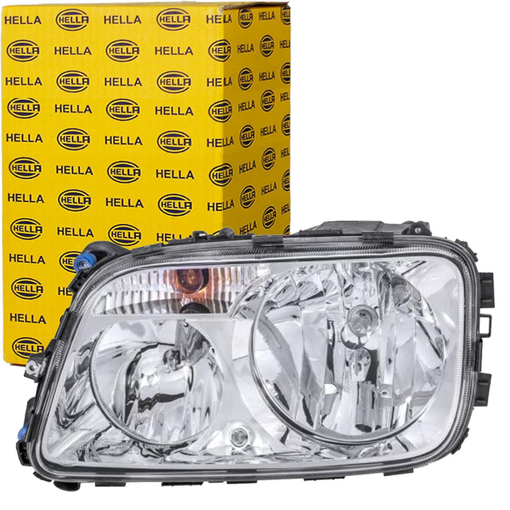 HELLA 1EH 009 513-311 FF/Halogen-Hauptscheinwerfer - links - für u.a. Mercedes-Benz Actros MP3