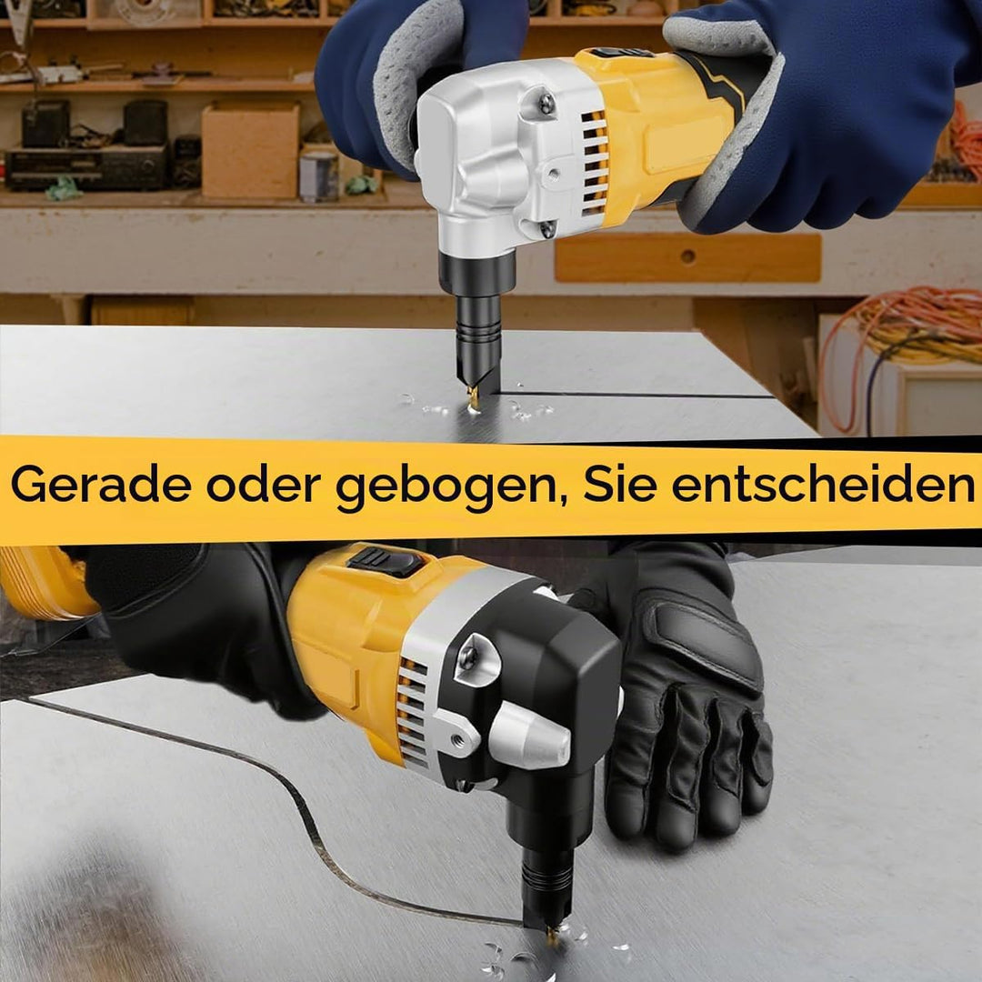 Kabelloser Blechknabber, Kompatibel mit DeWalt 20 V Akku, 3 Geschwindigkeiten Einstellbar Knabber, 3