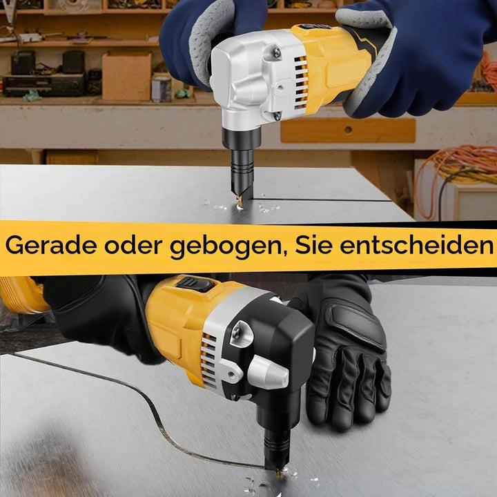 Kabelloser Blechknabber, Kompatibel mit DeWalt 20 V Akku, 3 Geschwindigkeiten Einstellbar Knabber, 3