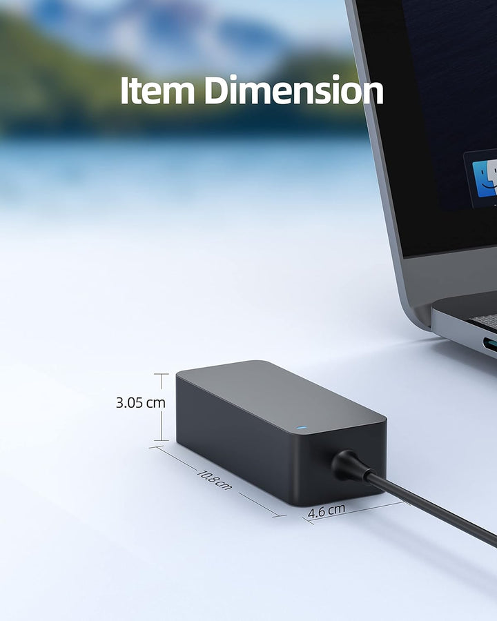 Superer 65W 45W USB-C Ladegerät Passend für Lenovo ThinkPad T480 T480s T490 T490s T590 X390 X395 X38