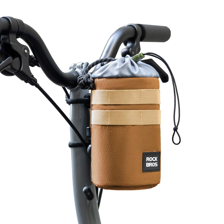 ROCKBROS Bikepacking Feedbag 1,2L mit Magnetbefestigung | Fahrrad-Lenkertasche für Trinkflaschen mit