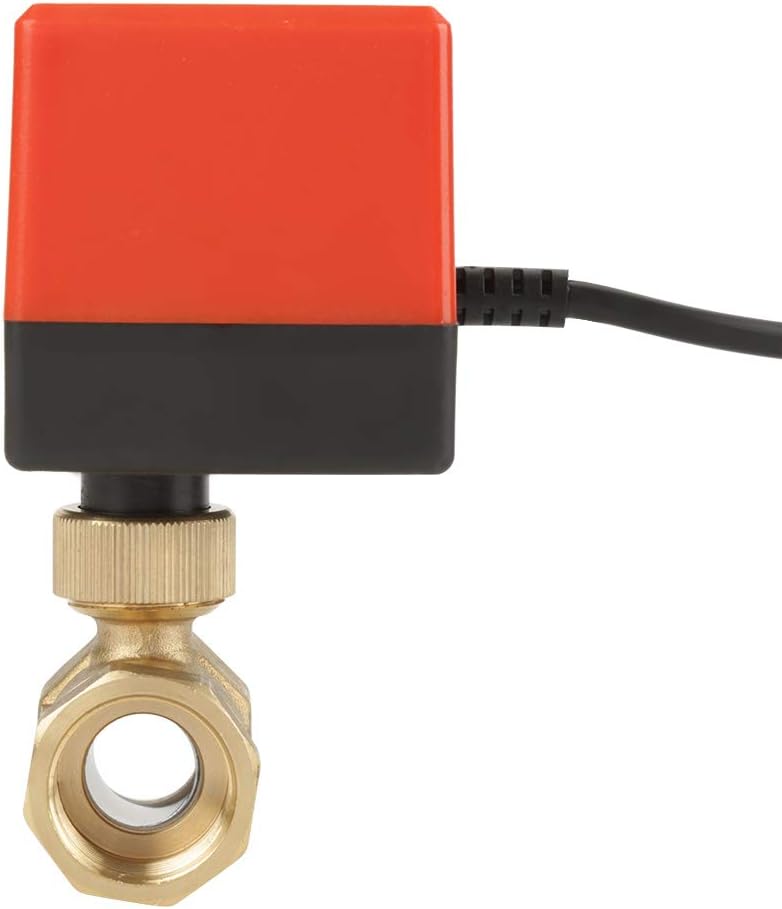 DC 12V G3 / 4 "DN20 Messing 2-Wege-Motorventil mit elektrischer Kugel für die Durchflussregelung, mo