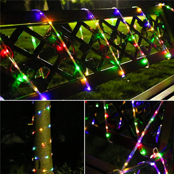 Gimisgu Lichterschlauch Aussen 10m Led Schlauch Bunt 240 Led Lichtschlauch mit Timing Controller Lic