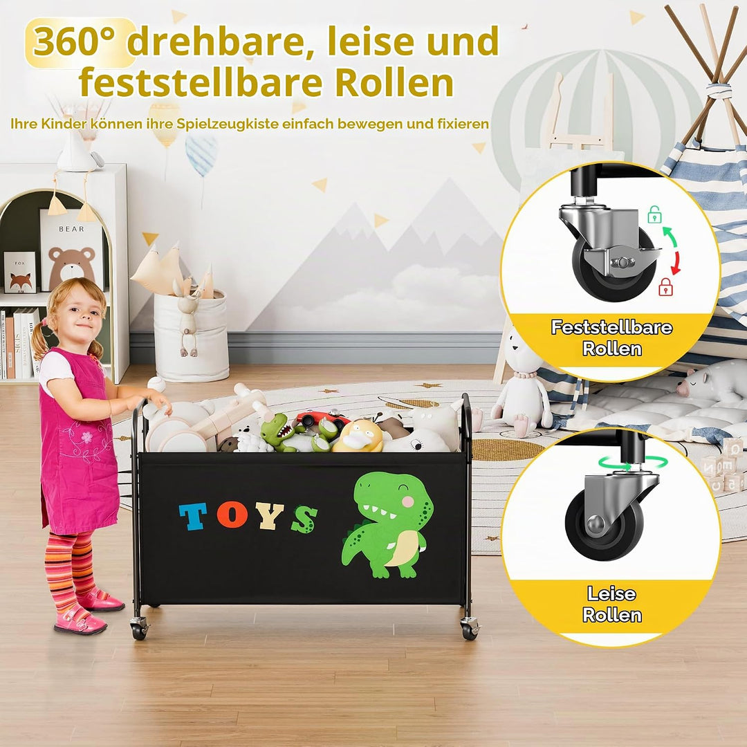 GRANNY SAYS Spielzeugkiste mit Rollen, Extra Gross Aufbewahrungsbox Kinder, Aufbewahrung Kinderzimme