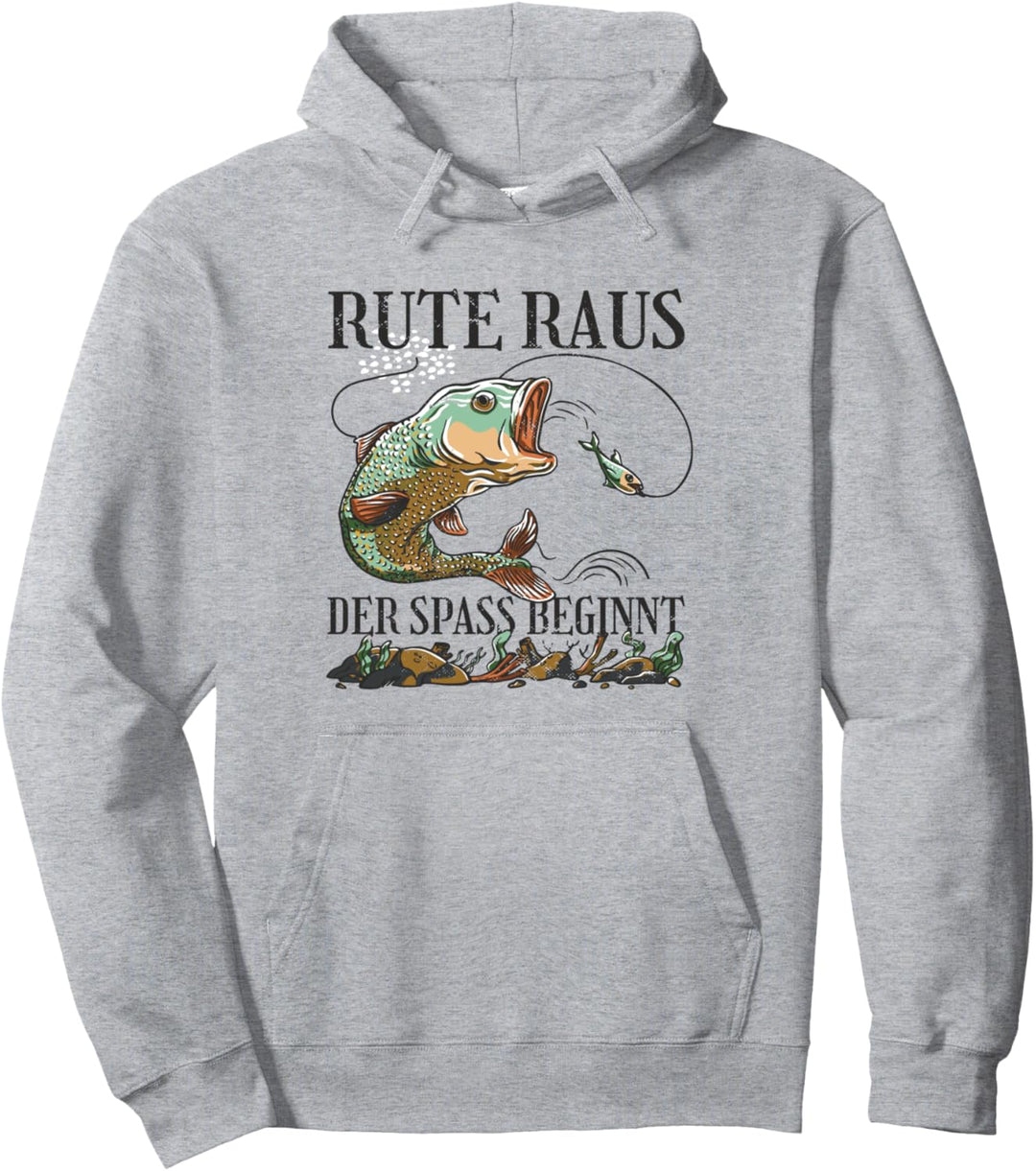 Rute raus der Spass beginnt Pullover Hoodie