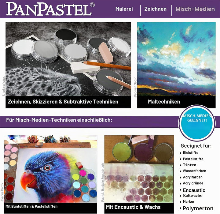PanPastel Malset mit 10 Farben