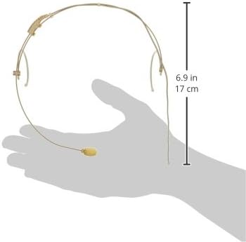 MONACOR 234050 HSE-150/SK Ultraleichtes Headset-Mikrofon, hautfarben,