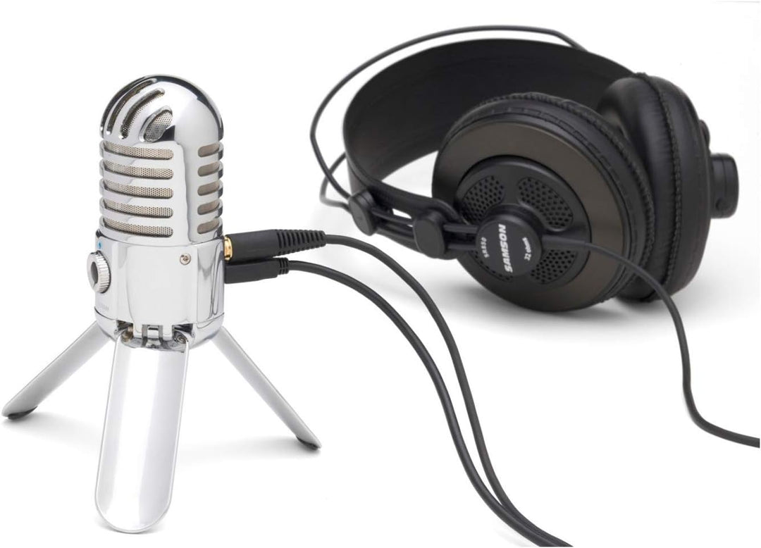 Samson Meteor Mic USB Studio/Podcast Mikrofon silber silber Single, silber Single