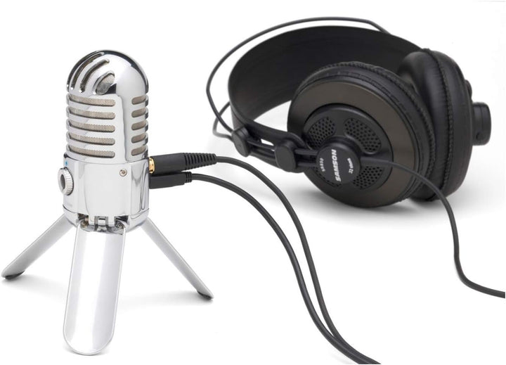 Samson Meteor Mic USB Studio/Podcast Mikrofon silber silber Single, silber Single