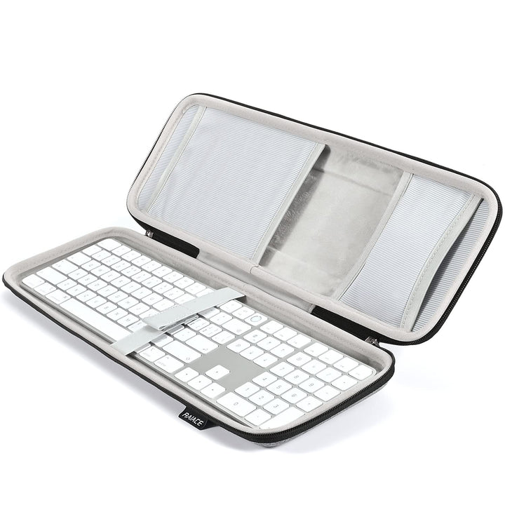 RAIACE Hartschalenkoffer für Apple Magic Keyboard + Magic Mouse Steht nur der Koffer. - Grau (graues