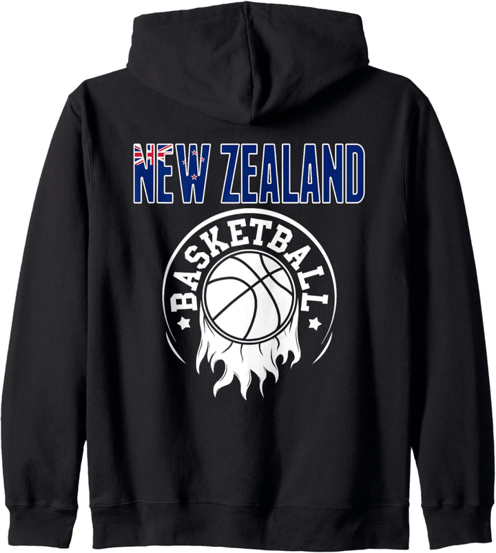 Proud Neuseeland Basketball Fans Jersey Neuseelander Flagge Kapuzenjacke